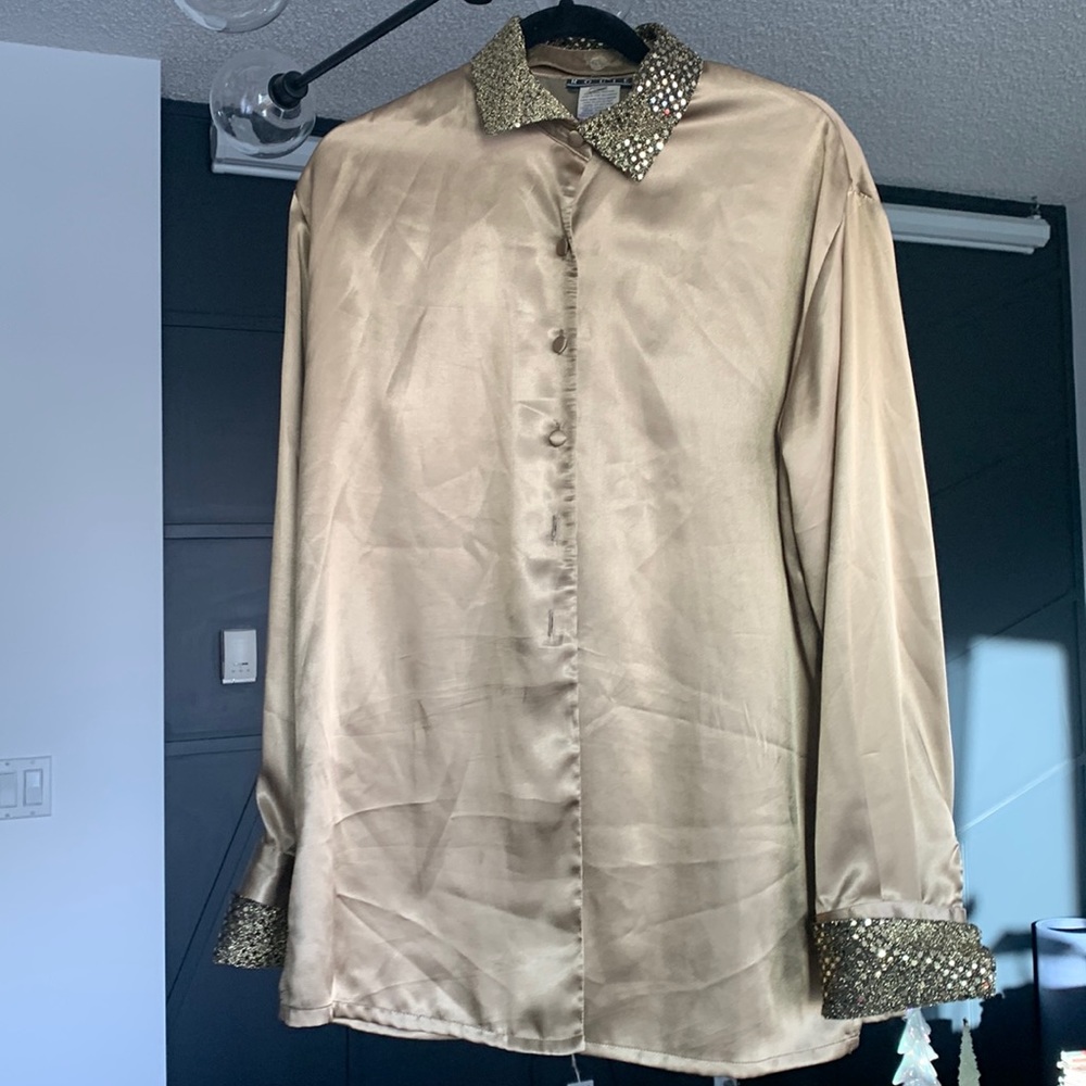 Vintage Gold Blouse - Picture 3 of 3